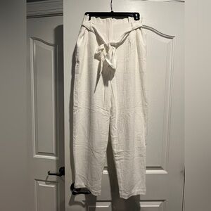 Lost + Wander White Ankle Pants from Anthropologie